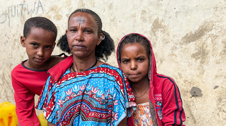 Ethiopia. Ethiopians displaced by Tigray conflict struggle to get by
