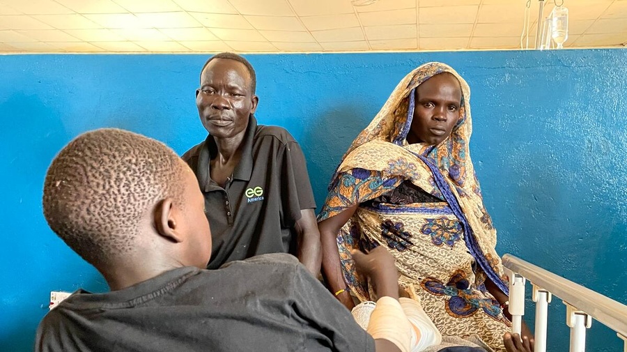 South Sudan. Mortar blast highlights the deadly legacy of war