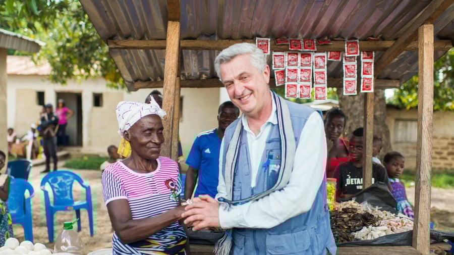 Cote D'Ivoire. Ivorian returnee starting a business in her hometown